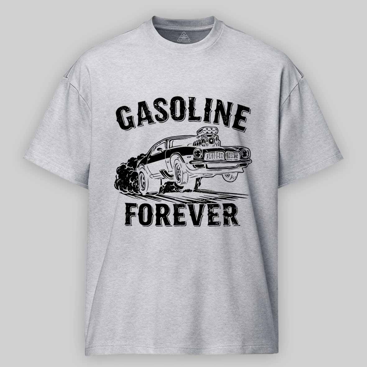 Maturelion Gasoline Forever - Funny Gas Cars Cotton T-shirt