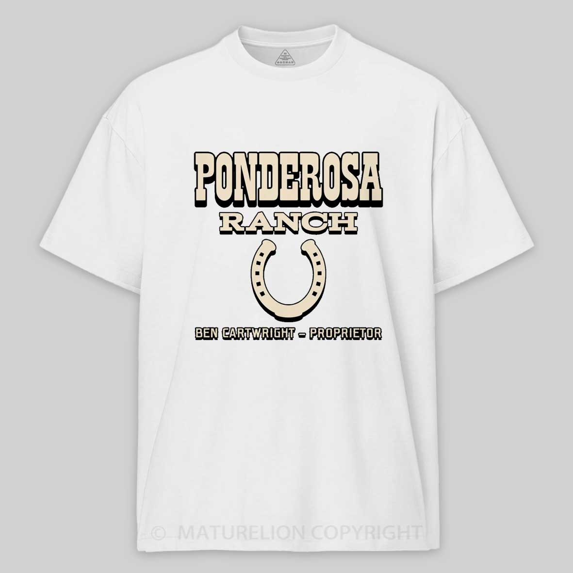 Maturelion Ponderosa Ranch Funny Movie T-shirt