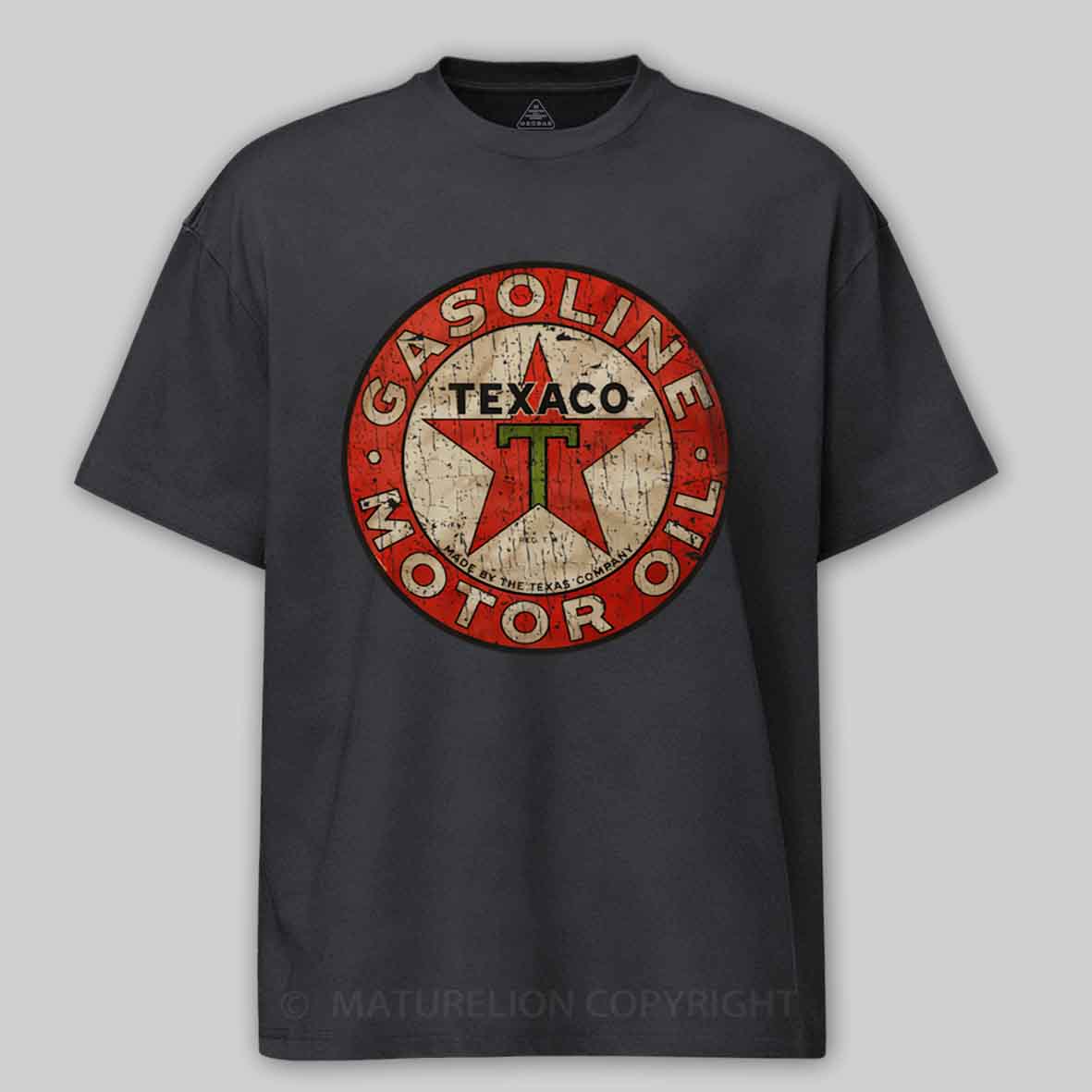 Maturelion Texaco - Vintage Gasoline Motor Oil Cotton T-shirt