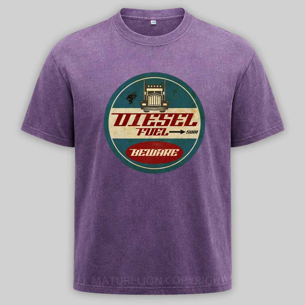Maturelion Diesel Fuel Washed T-shirt