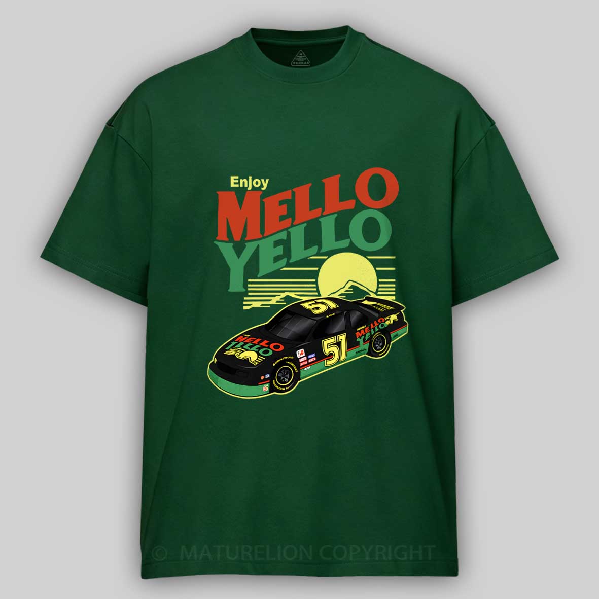 Maturelion Cole Trickle Mello Yello Car Cotton T-shirt