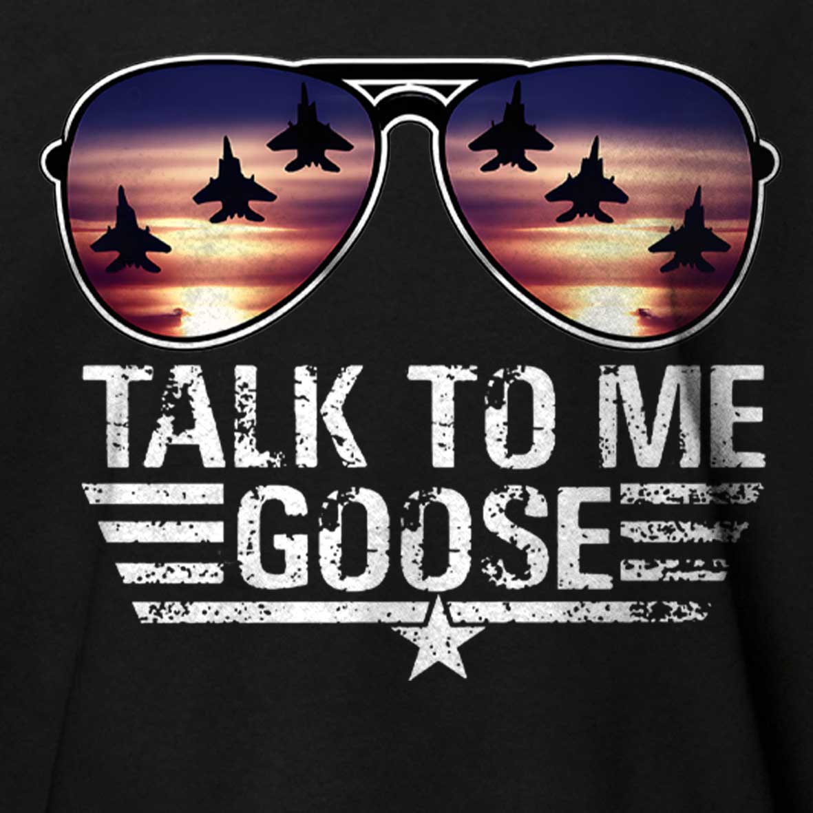 Maturelion Talk to me Goose  Cotton T-shirt