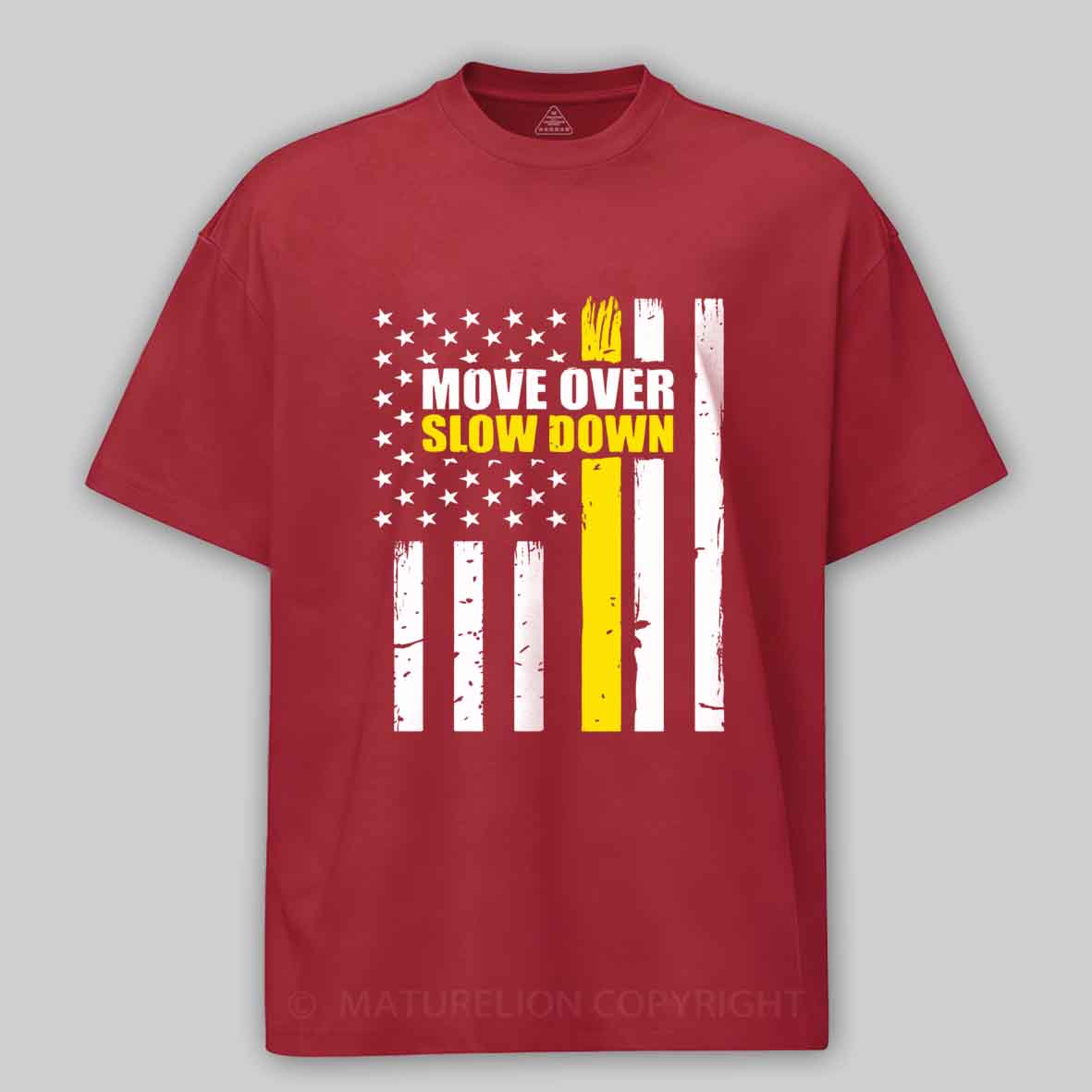 Maturelion Tow Truck Driver Move Over Slow Down Cotton T-shirt