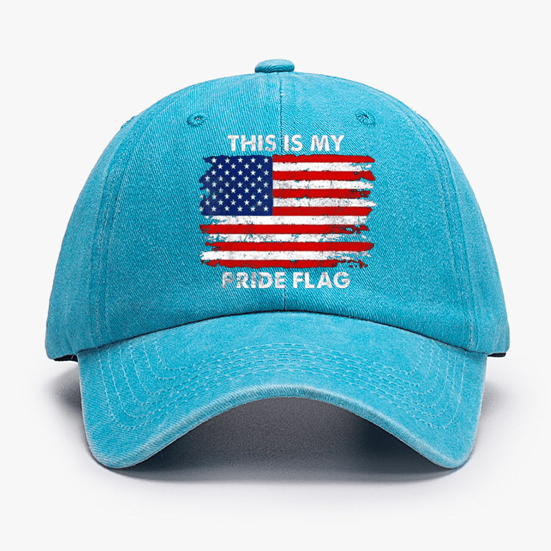This Is My Pride Flag USA Flag Print Cap-Maturelion