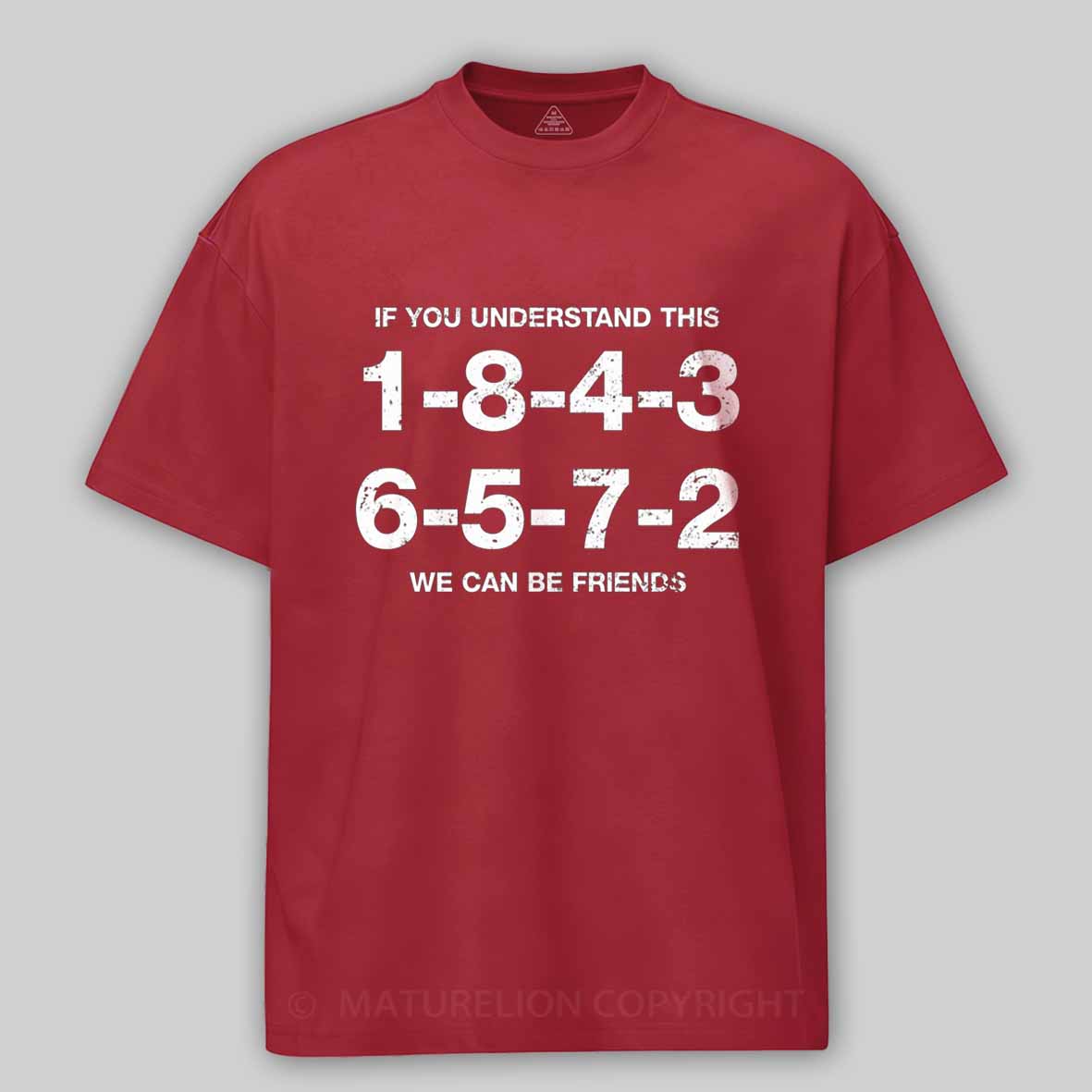 Maturelion 1-8-4-3-6-5-7-2 Firing Order Cotton T-shirt