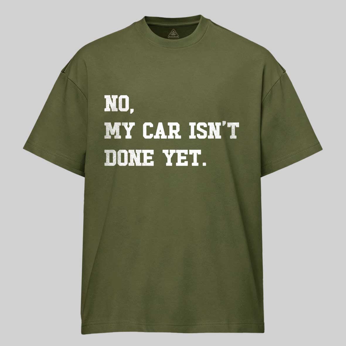Maturelion no-my-car-isnt-done-yet Cotton T-shirt