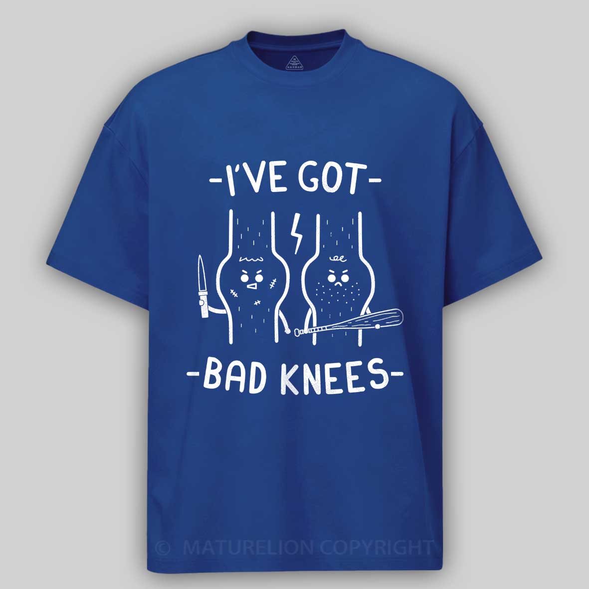 Maturelion Bad Knees Cotton T-shirt
