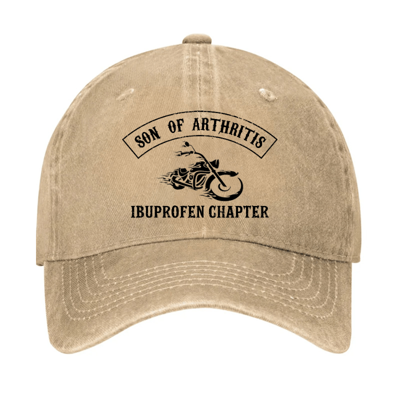 Sons Of Arthritis Ibuprofen Chapter Funny Biker Cap-Maturelion