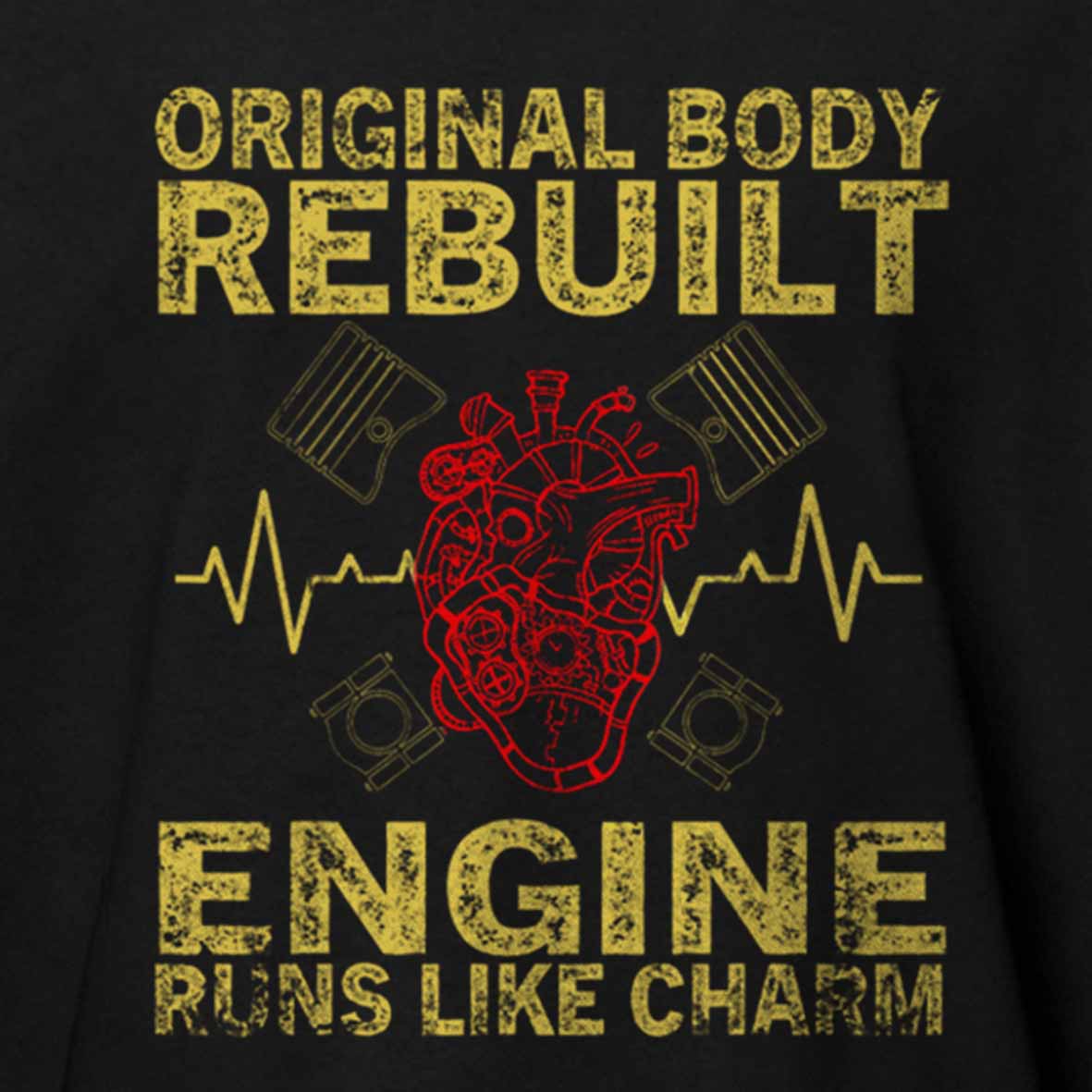 Maturelion Original Body Rebuilt Engine Runs Like A Charm Transplant Cotton T-shirt