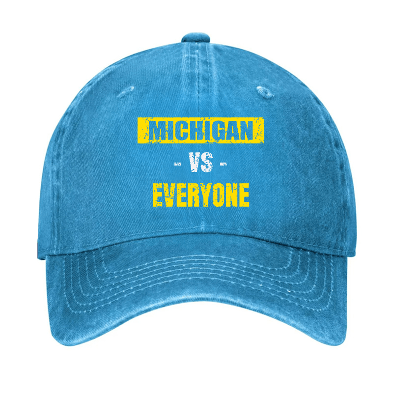 Michigan Vs Everyone Pride Baseball Cap-Maturelion