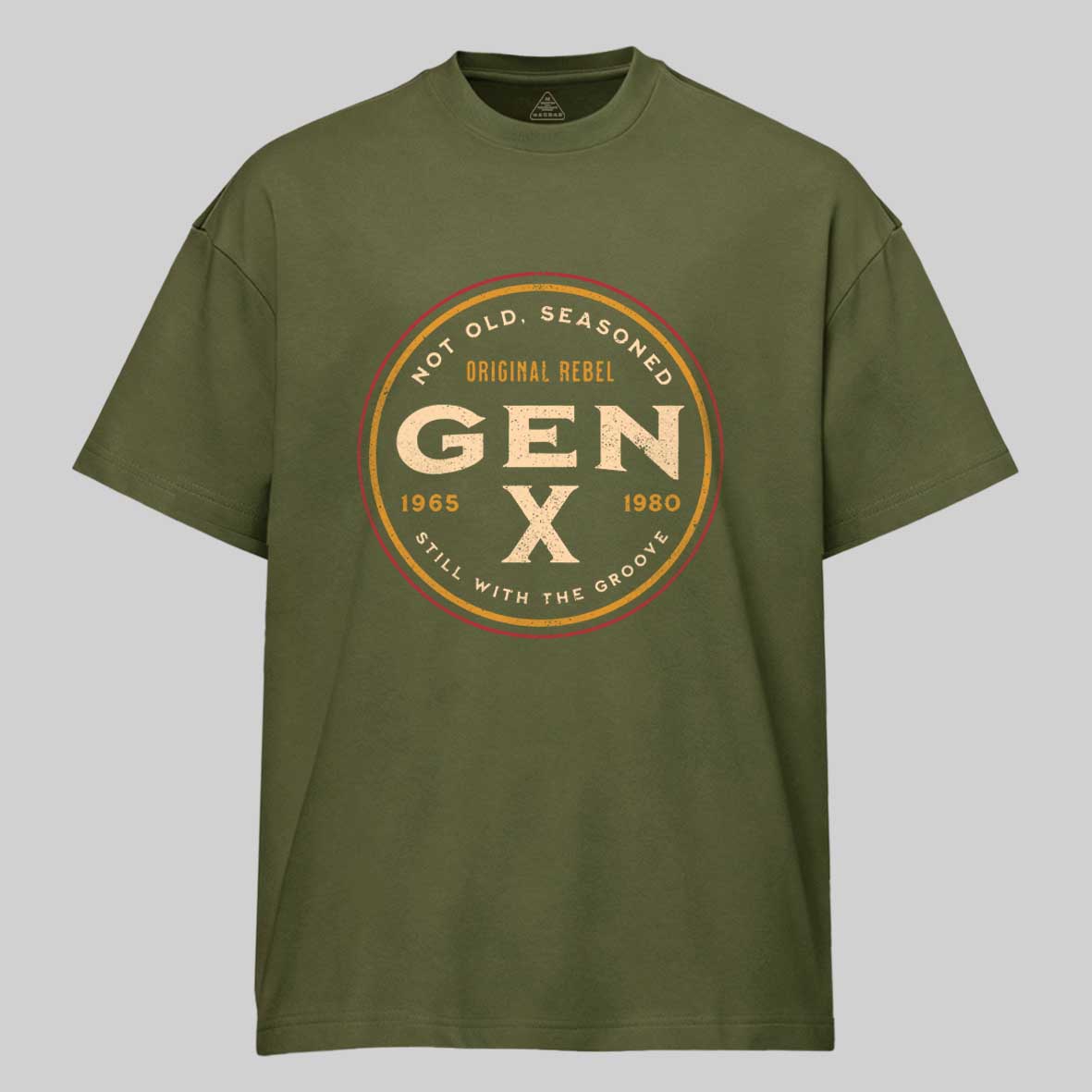 Maturelion Gen X - Not Old, Seasoned Cotton T-shirt