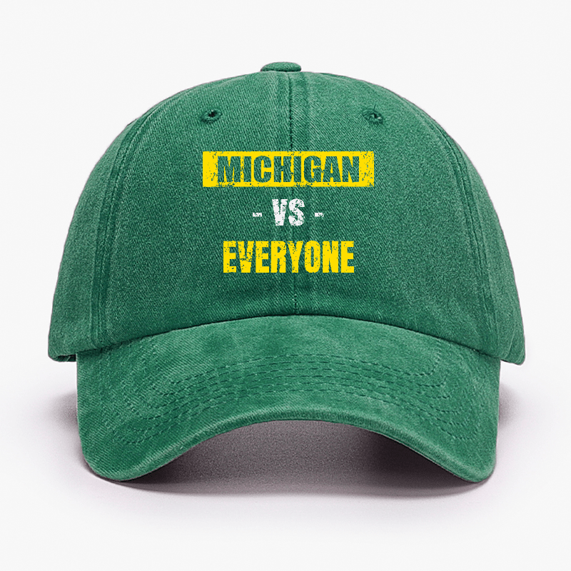 Michigan Vs Everyone Pride Baseball Cap-Maturelion