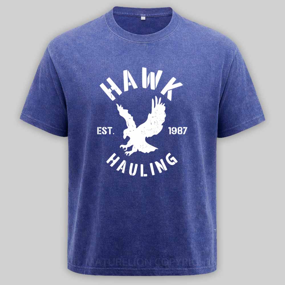 Maturelion Hawk-Hauling Washed T-shirt