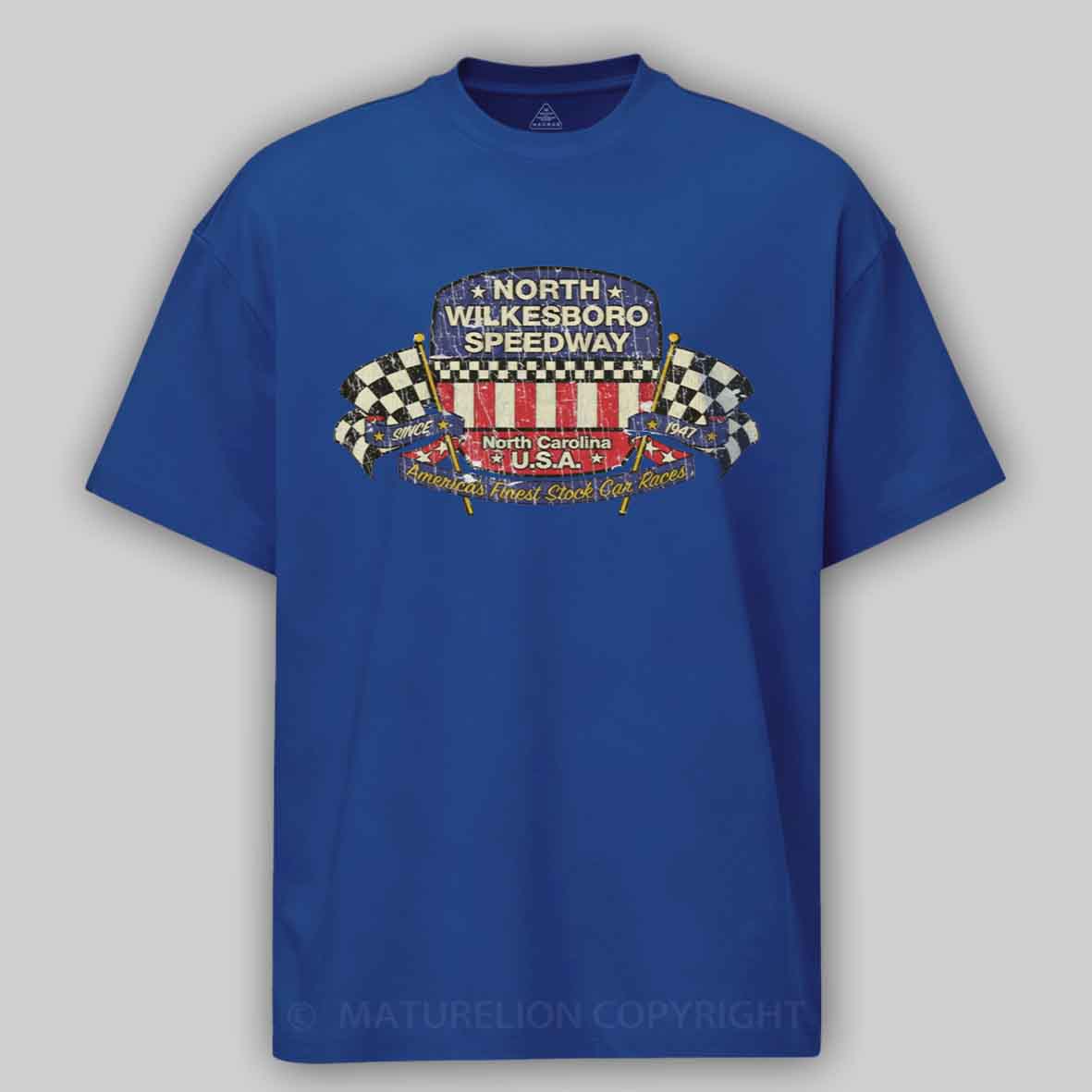 Maturelion North Wilkesboro Speedway 1947 Cotton T-shirt