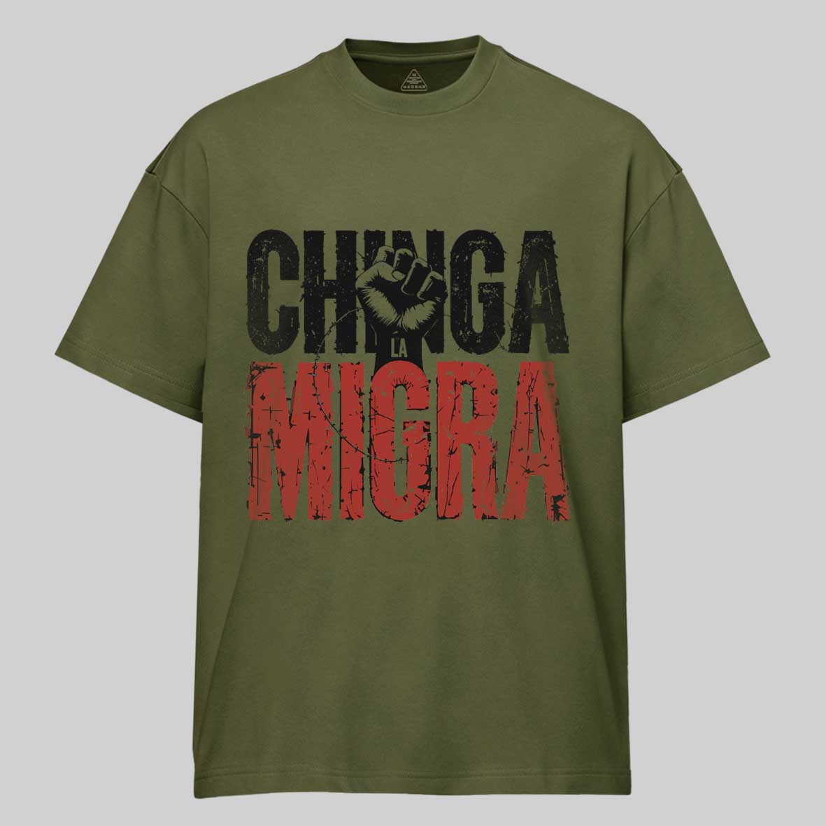 Maturelion Chinga La Migra Anti-ICE Cotton T-shirt