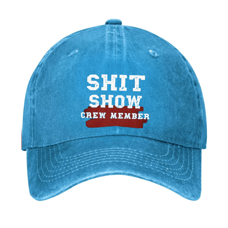 Shit Show Crew Member Cap (Free Customization)-Maturelion