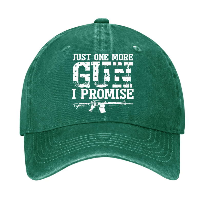 Just One More Gun I Promise Cap (Free Customization)-Maturelion