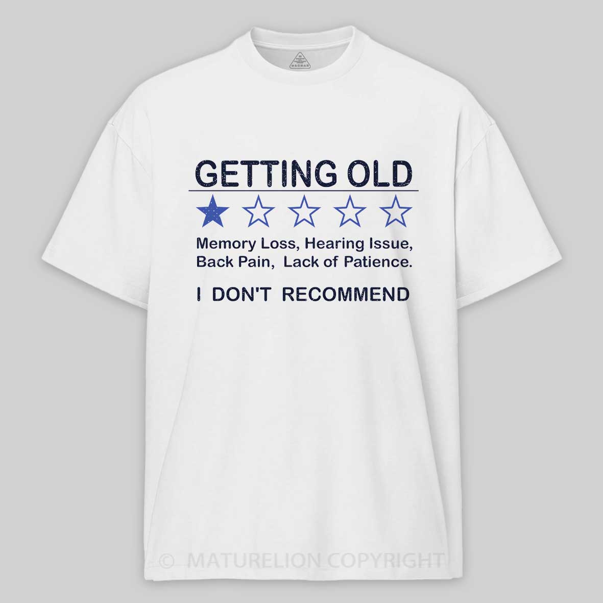 Maturelion Getting Old Cotton T-shirt