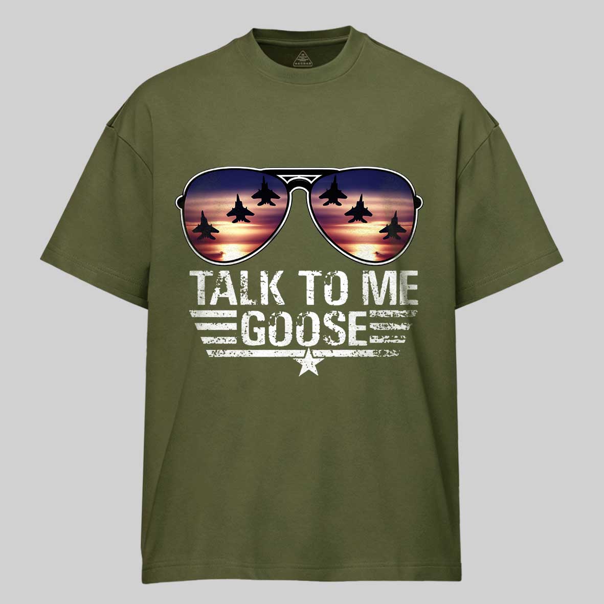 Maturelion Talk to me Goose  Cotton T-shirt