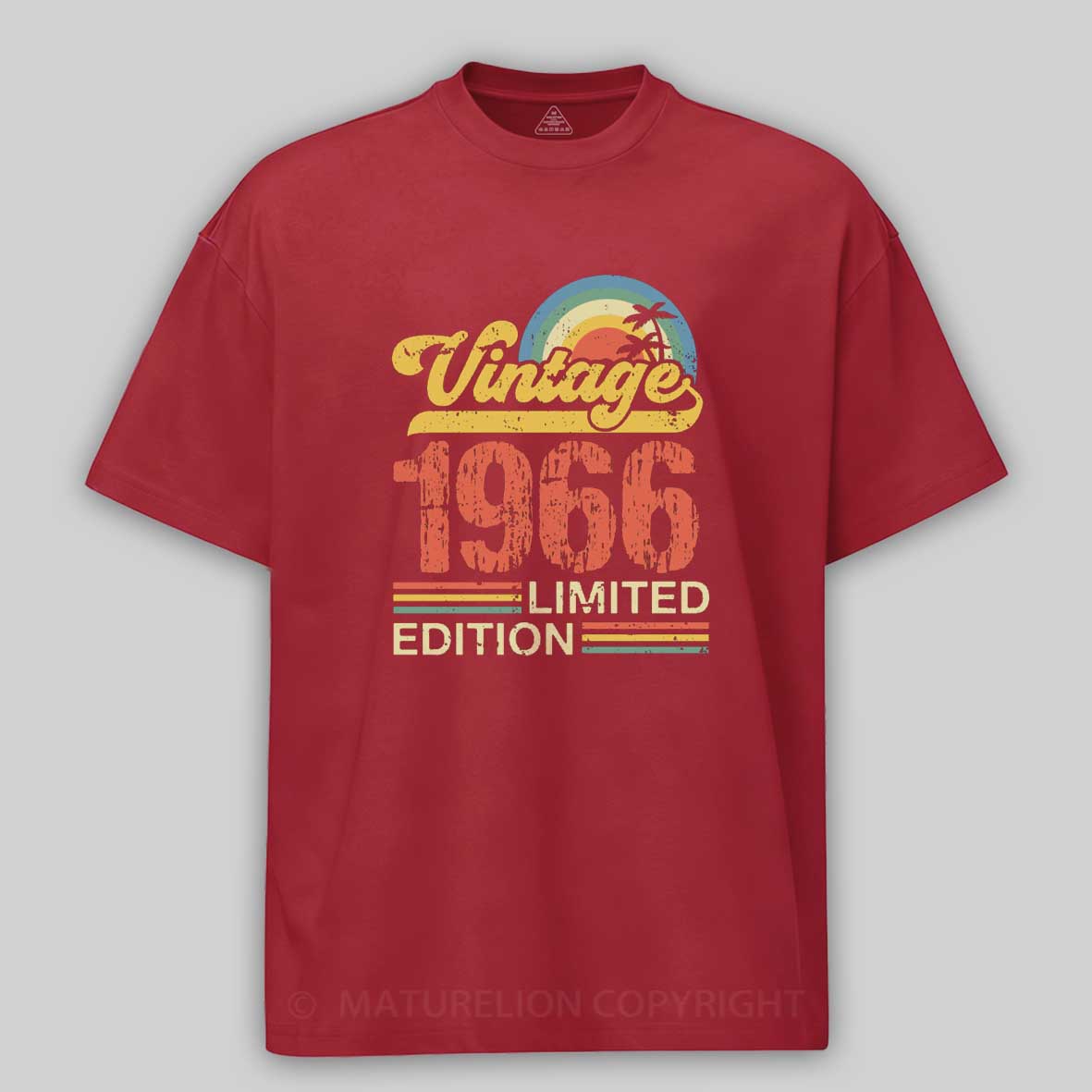 Maturelion Retro Vintage 1966 Limited Edition Cotton T-shirt