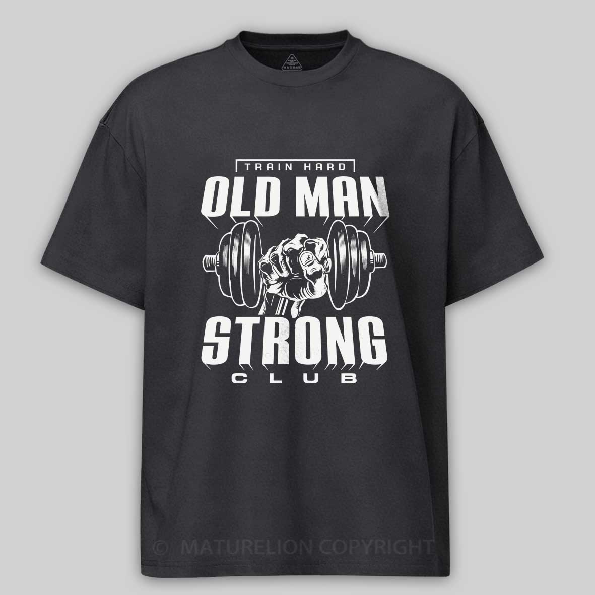 Maturelion OLD MAN STRONG Cotton T-shirt