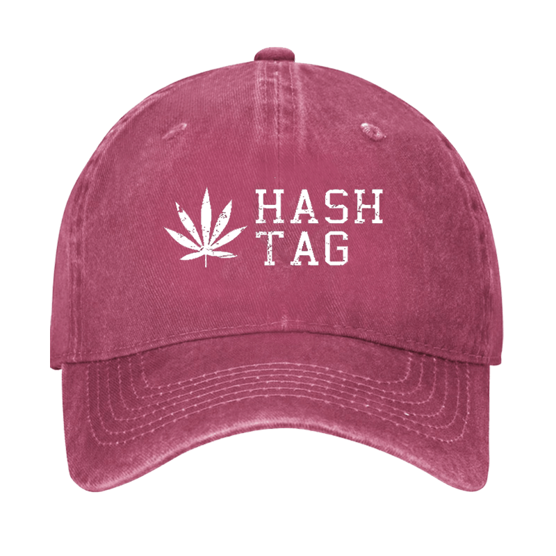 Hash Tag Weed Cannabis Funny Cap-Maturelion
