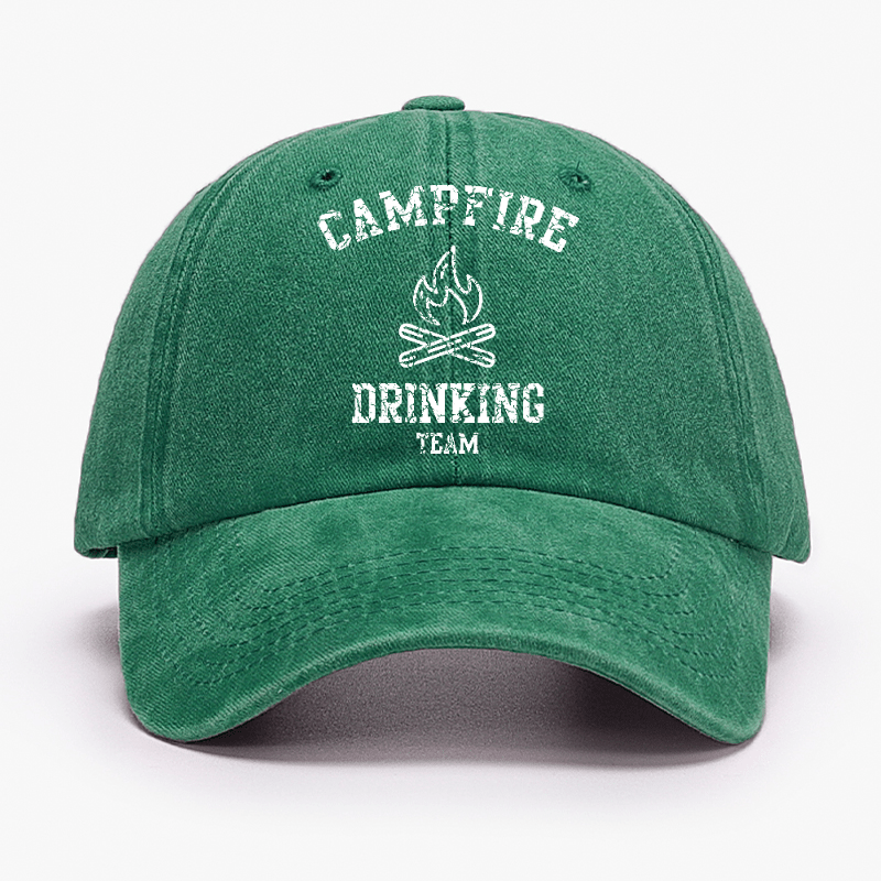 Campfire Drinking Team Funny Gift Cap-Maturelion