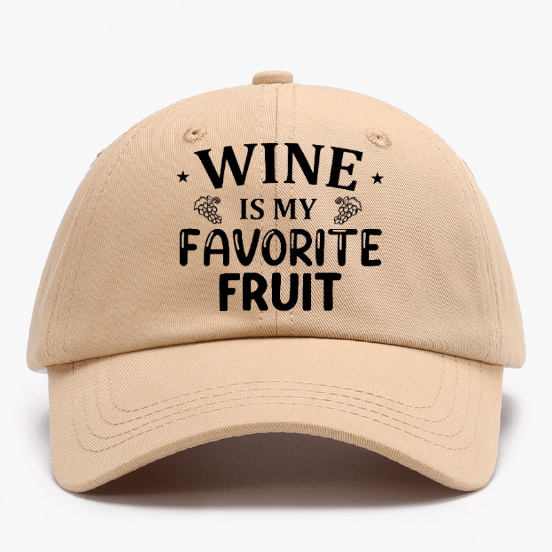 Wine Is My Favorite Fruit Cap-Maturelion