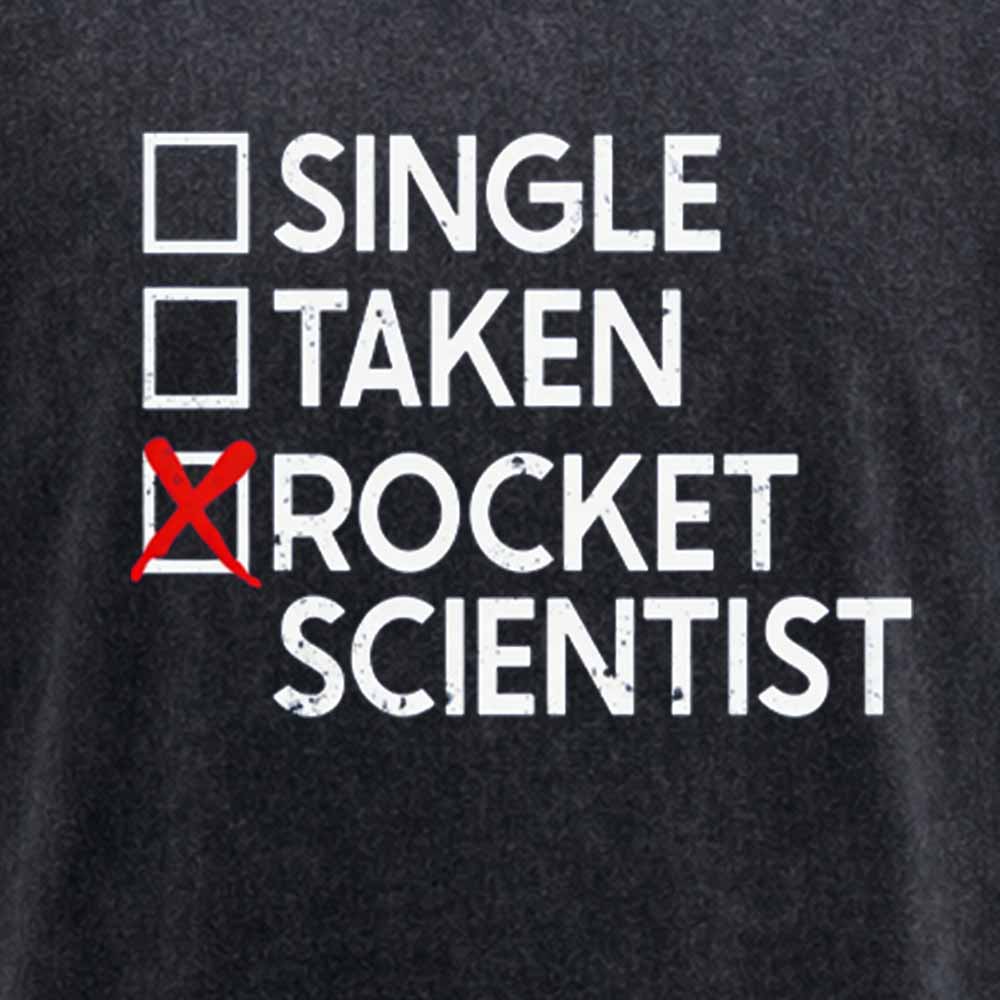 Maturelion Single Taken Rocket Scientist Washed T-shirt
