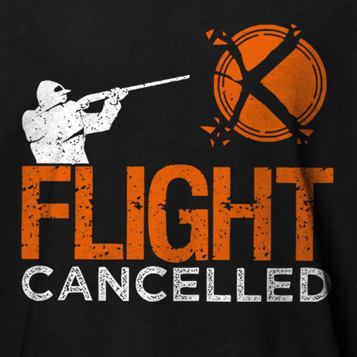 Maturelion Men's T-Shirt Flight Cancelled Cotton T-Shirt