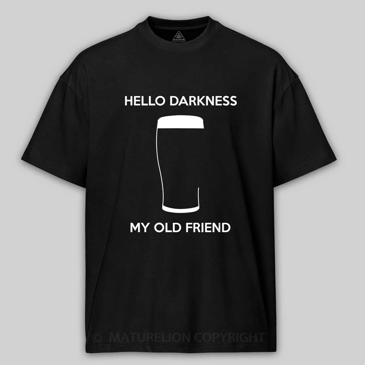 Maturelion Hello Darkness My Old Friend Cotton T-shirt