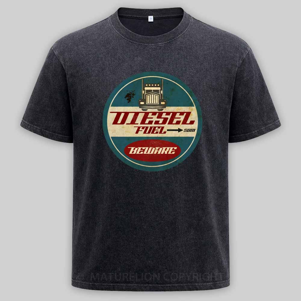 Maturelion Diesel Fuel Washed T-shirt