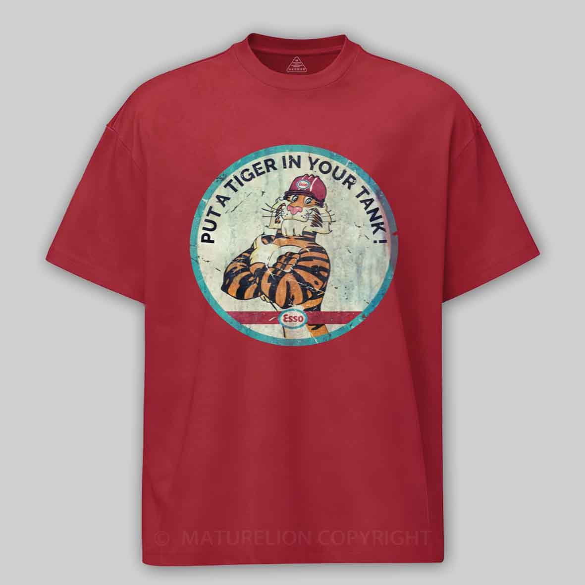 Maturelion Put a Tiger in Your Tank Cotton T-shirt