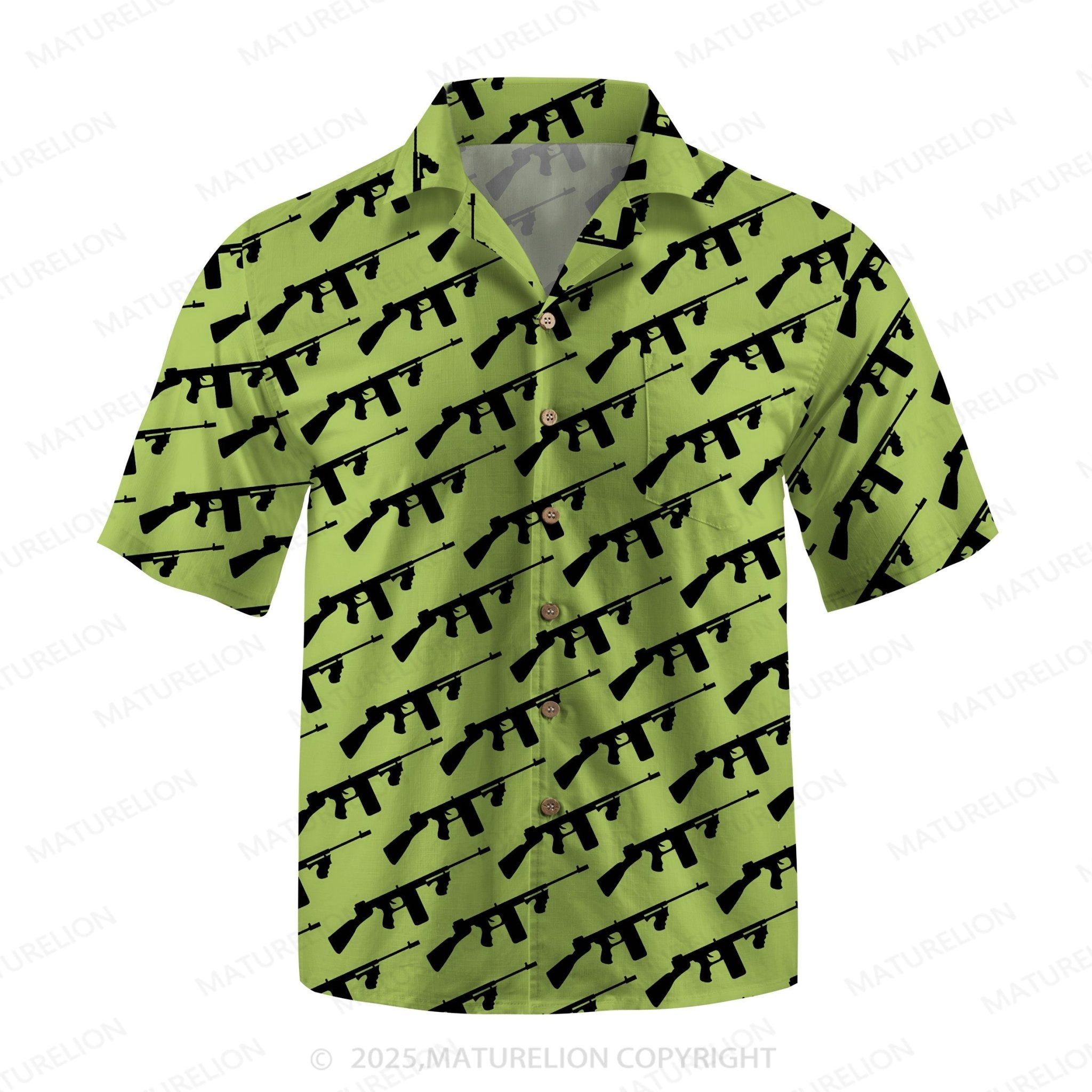 Maturelion Aloha Spirit Button Up Shirt