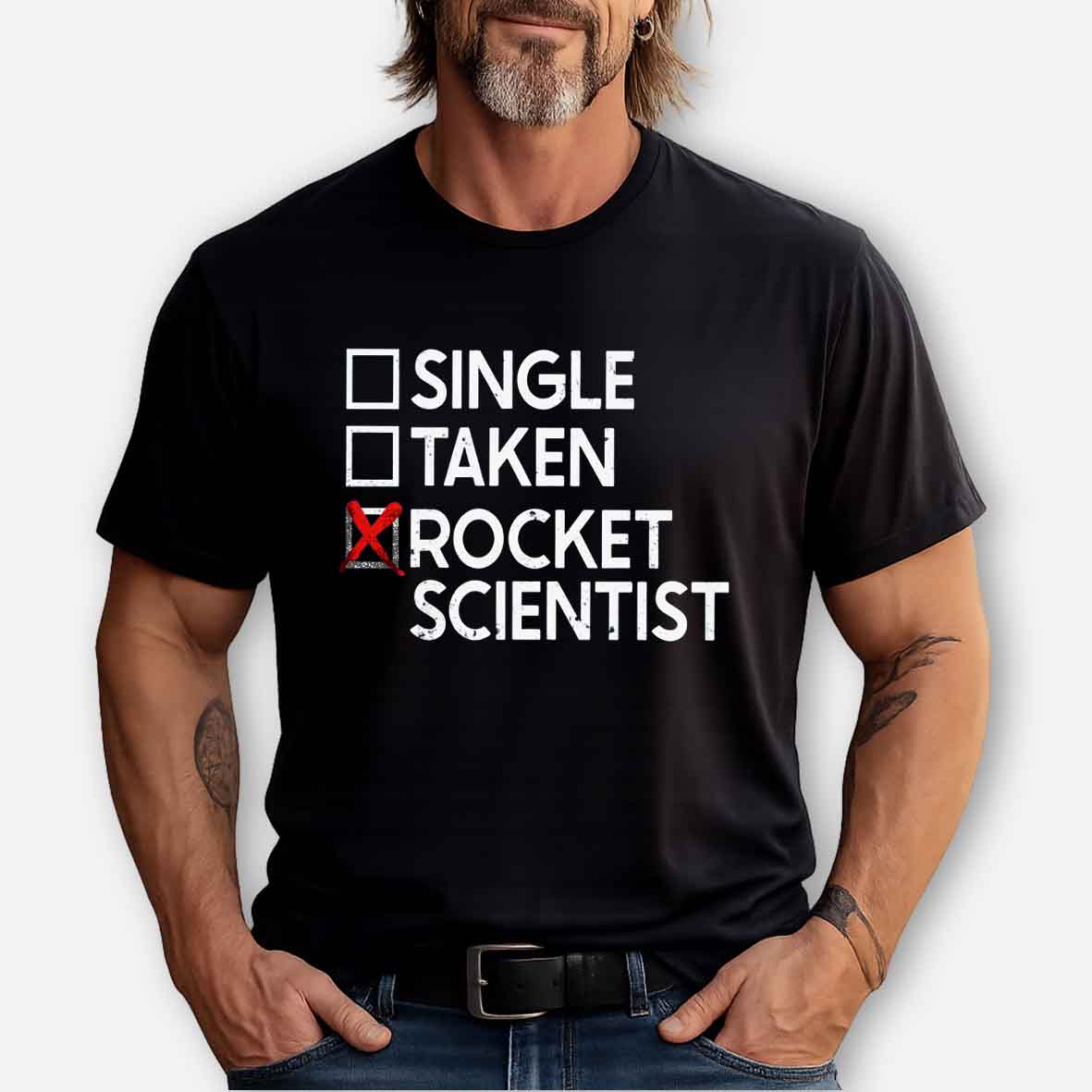 Maturelion Single Taken Rocket Scientist Cotton T-shirt