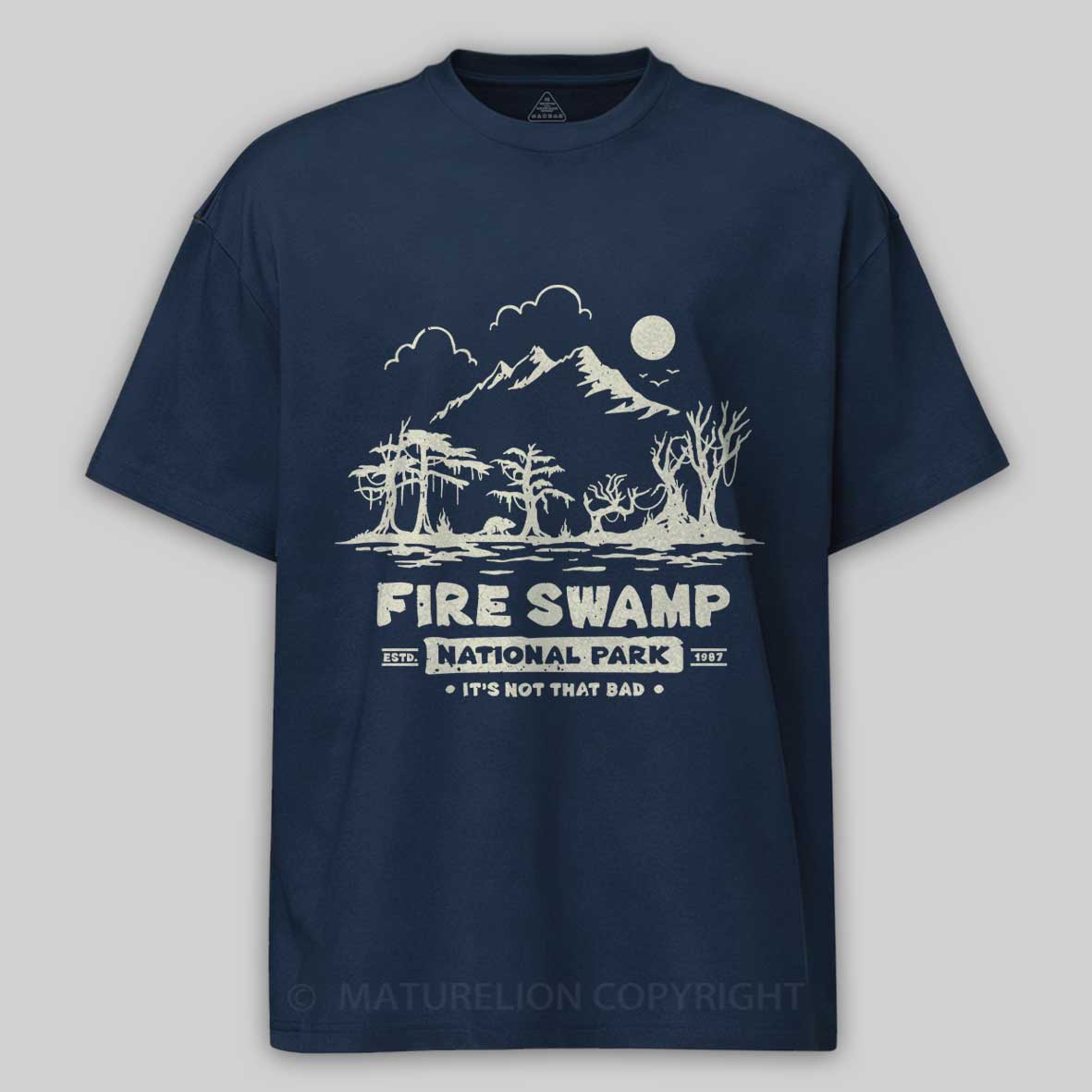 Maturelion Fire Swamp National Park Cotton T-shirt