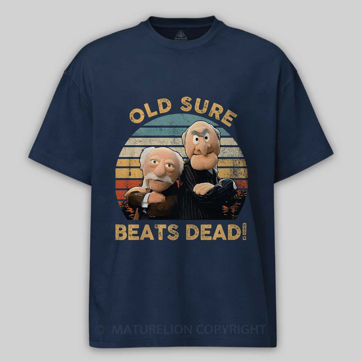 Maturelion Old Retro Vintage 80s Cotton T-shirt