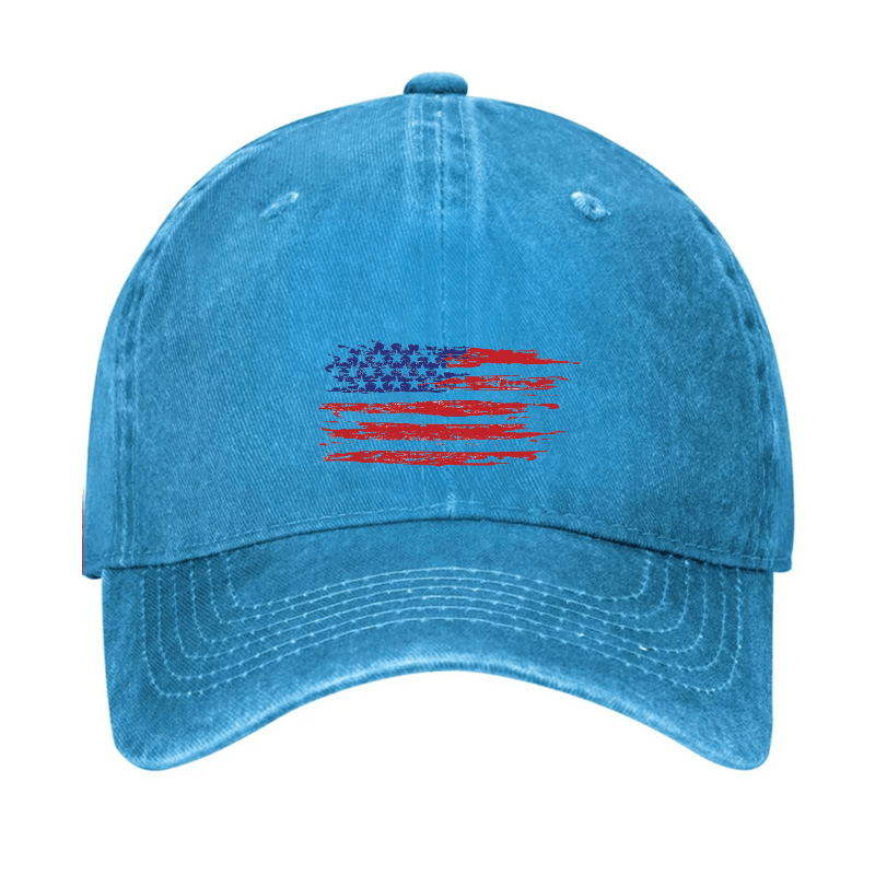 Colorful Flag Print Cap-Maturelion