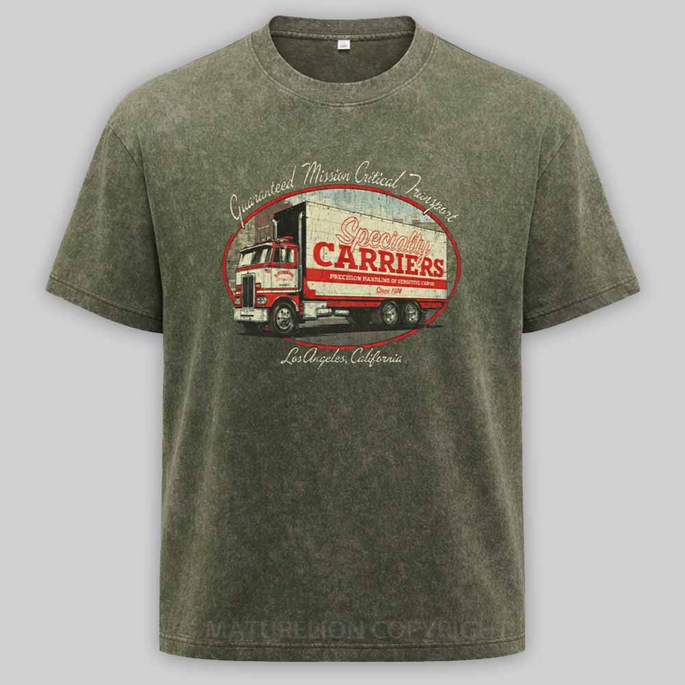 MaturelionSpecialty Carriers Los Angeles 1974 Washed T-shirt