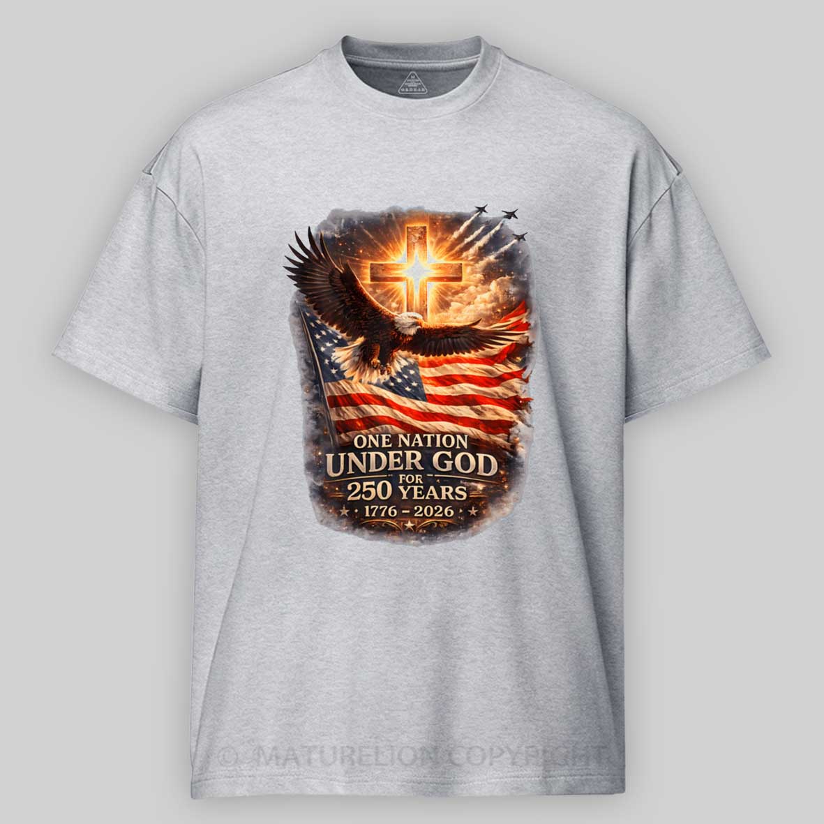 Maturelion Usa 250Th Anniversary Patriotic 4Th Of July T-shirt 