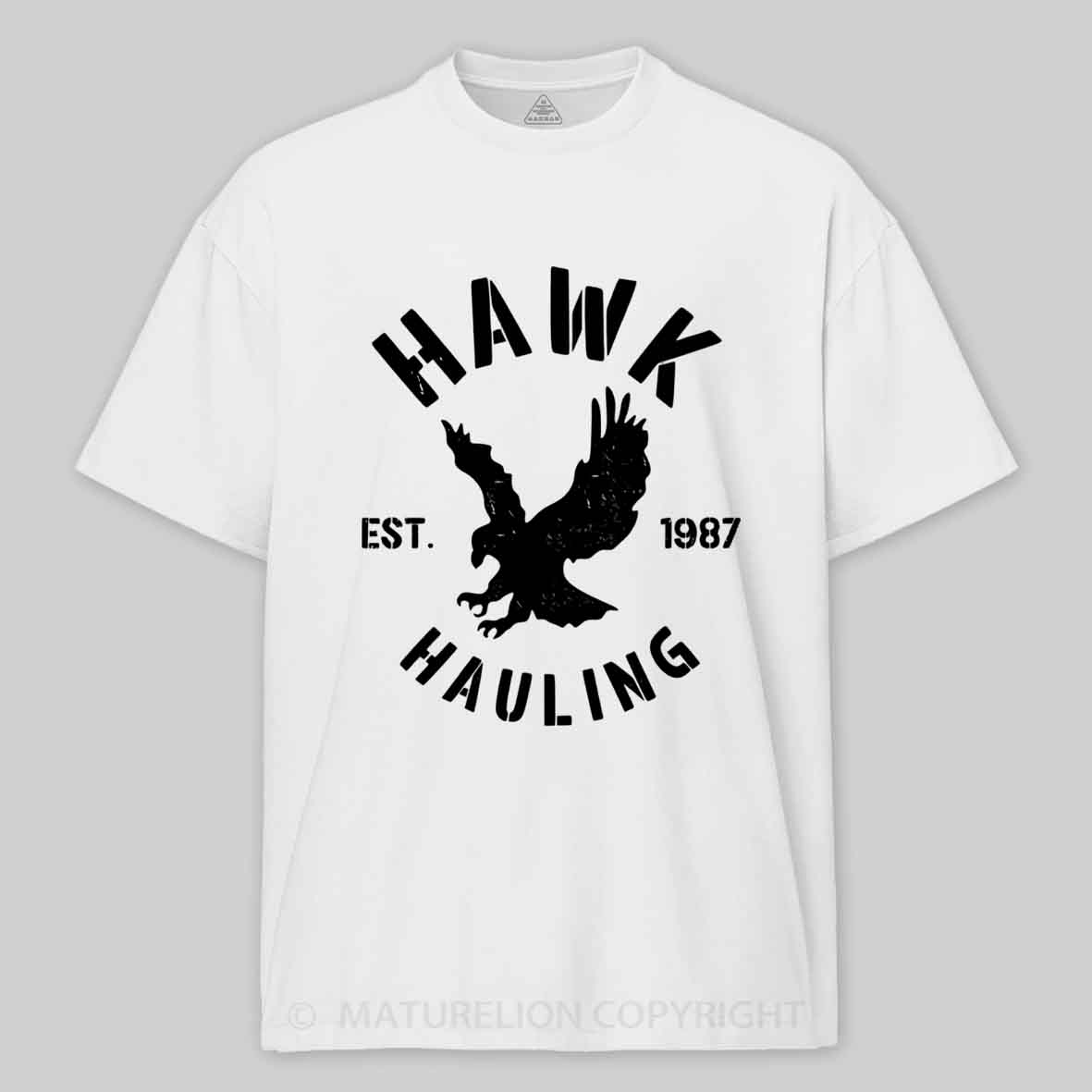 Maturelion Hawk-Hauling Cotton T-shirt