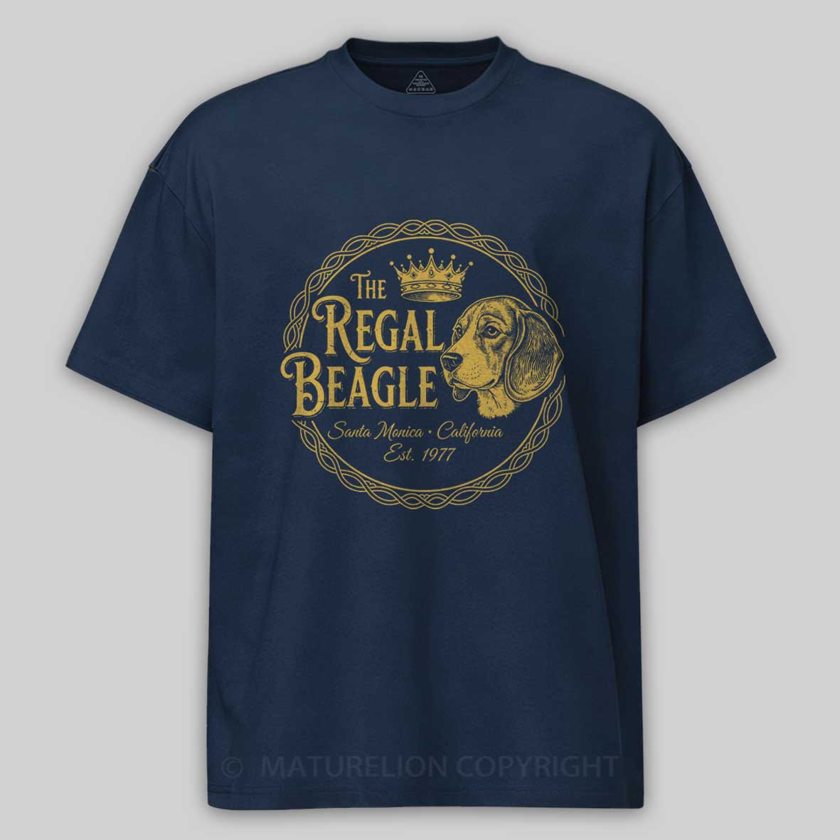 Maturelion Regal Beagle Lounge 1977 Worn Cotton T-shirt