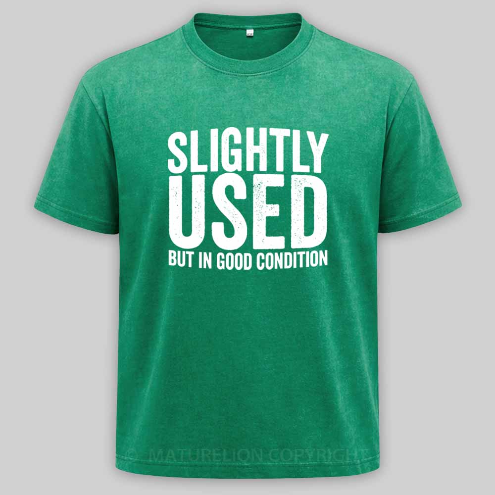 Maturelion Slightly Used But In Good Condition Washed T-shirt