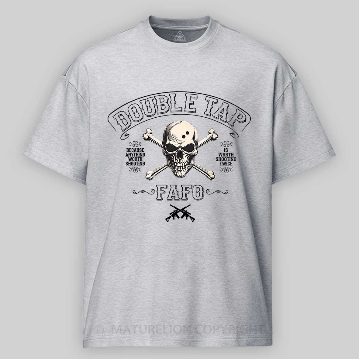 Maturelion Men's T-shirt Double Tap FAFO Cotton T-shirt