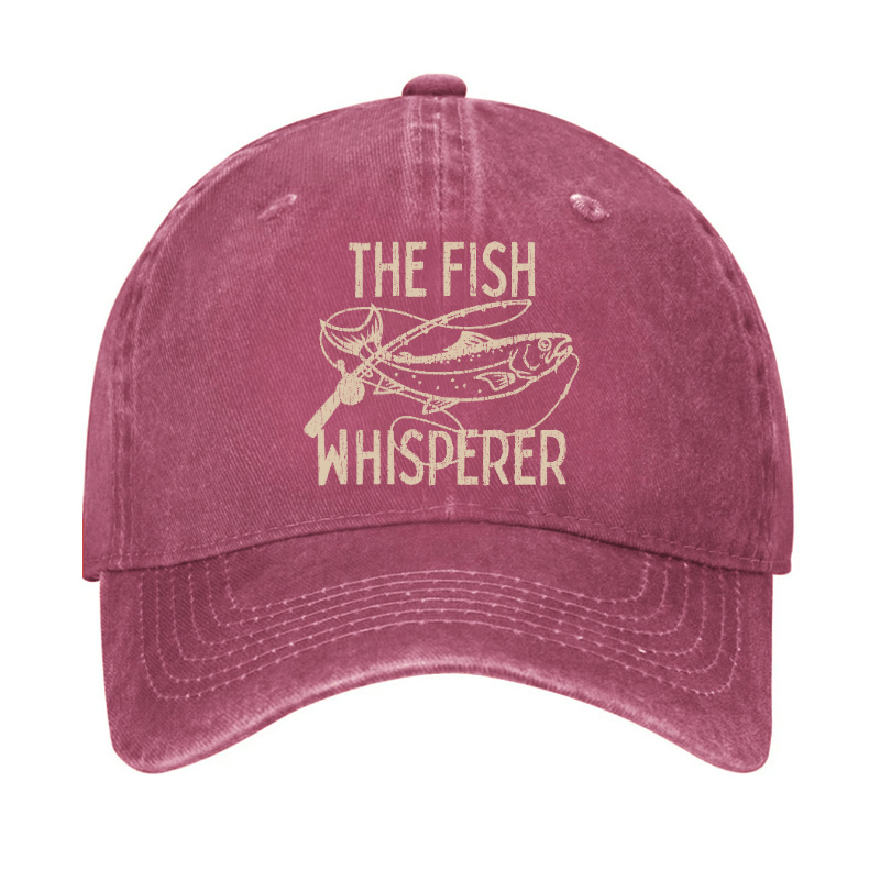 The Fish Whisperer Funny Fishing Cap -Maturelion