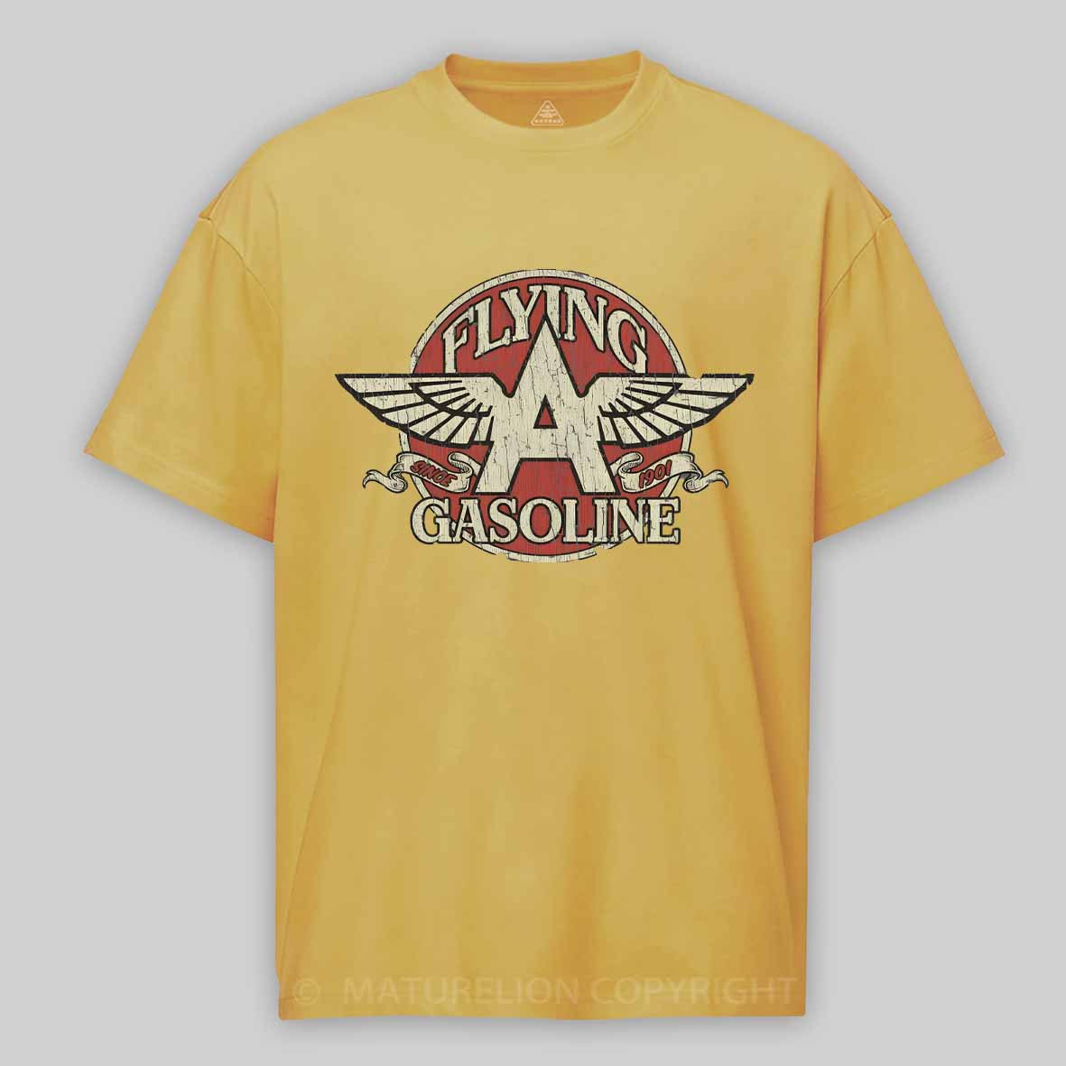 Maturelion Flying A Gasoline 1901 Cotton T-shirt