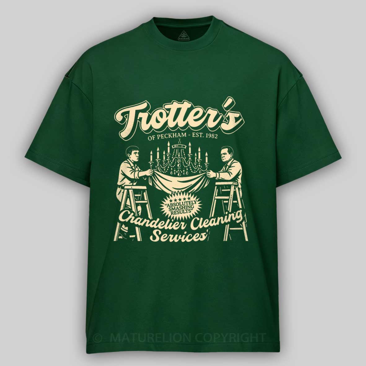 Maturelion Trotter's Chandelier Cleaning Services Cotton T-shirt