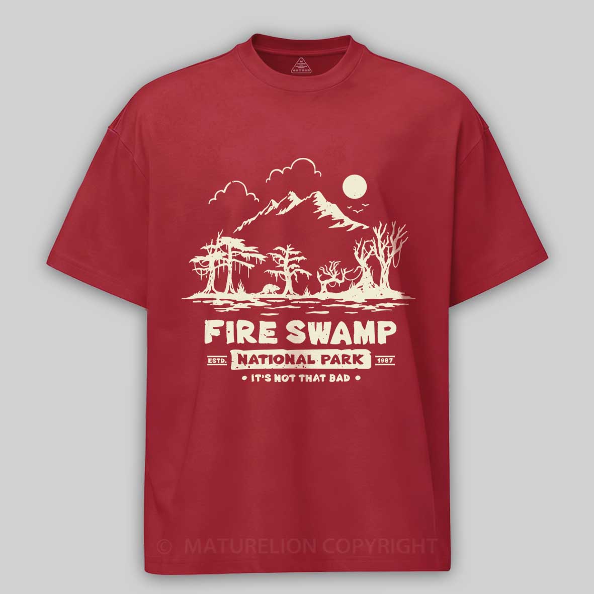 Maturelion Fire Swamp National Park Cotton T-shirt