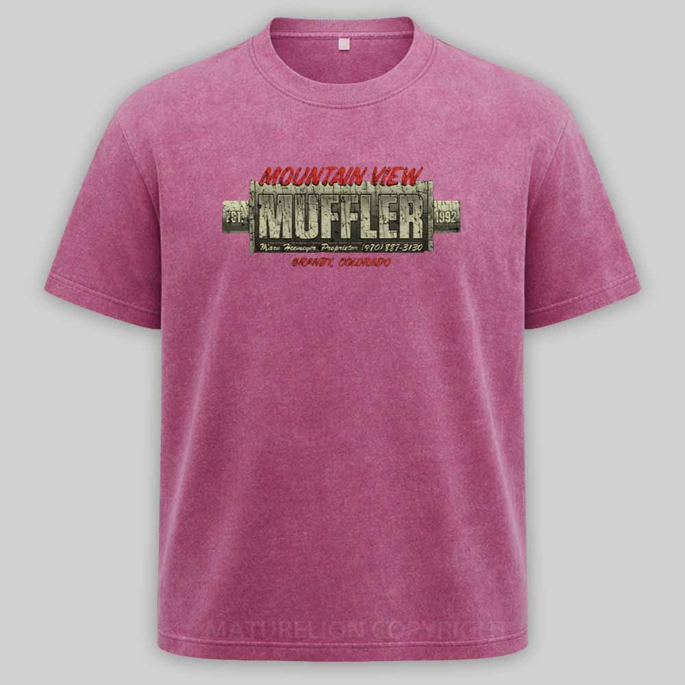 Maturelion Mountain View Muffler 1992 Washed T-shirt