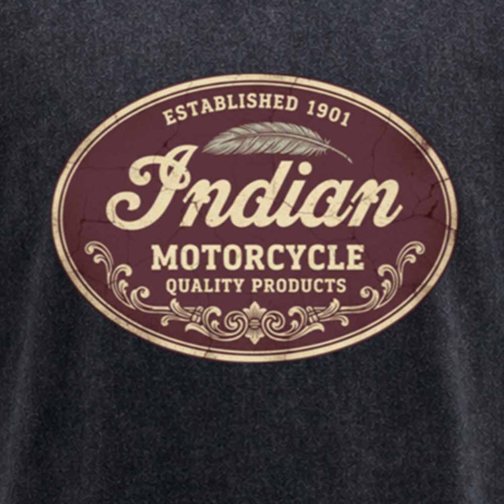 Maturelion Indian Motorcycles Sign Washed T-shirt